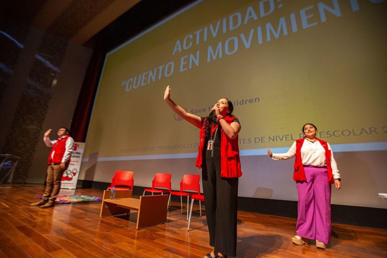 Primer Encuentro Pedagógico para Docentes del Nivel Preescolar del estado. Foto: SEGEY