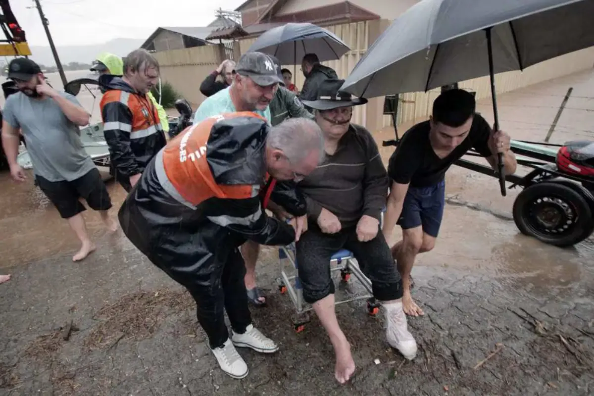 Fuertes lluvias en brasil, Foto: EFE