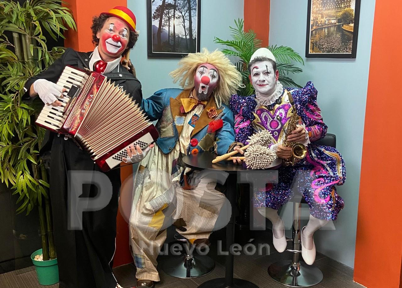 Les Clowns se dicen listos para su espectáculo en Monterrey Foto: Rafael Rivera