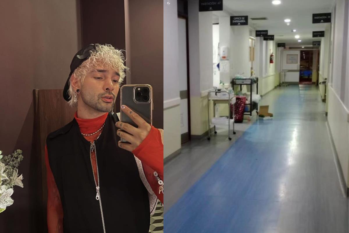 Juan Pablo en hospital. Foto tomada de: (Instagram) @quepensaschacabuco @juanjaramilloe