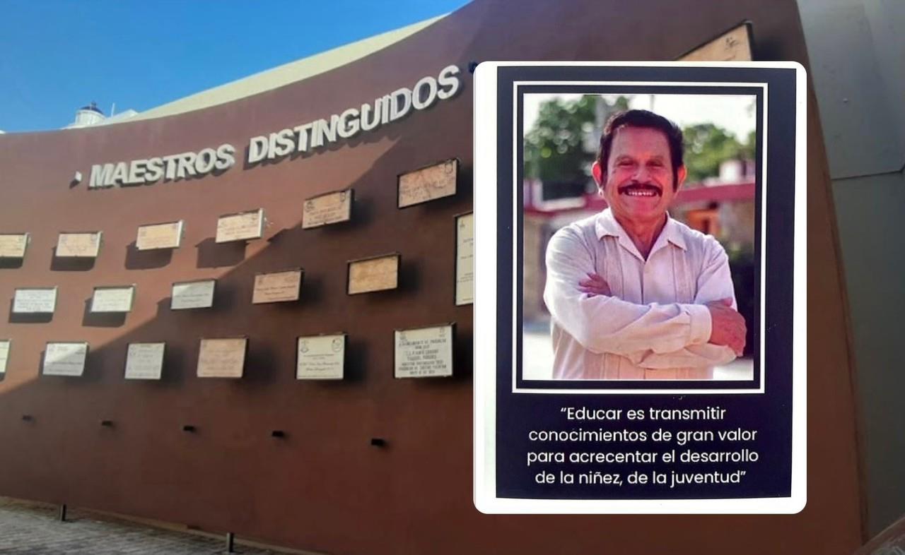 Adalberto Paredes Esquivel, Maestro Destacado de Progreso, 2024. Foto: Redes sociales