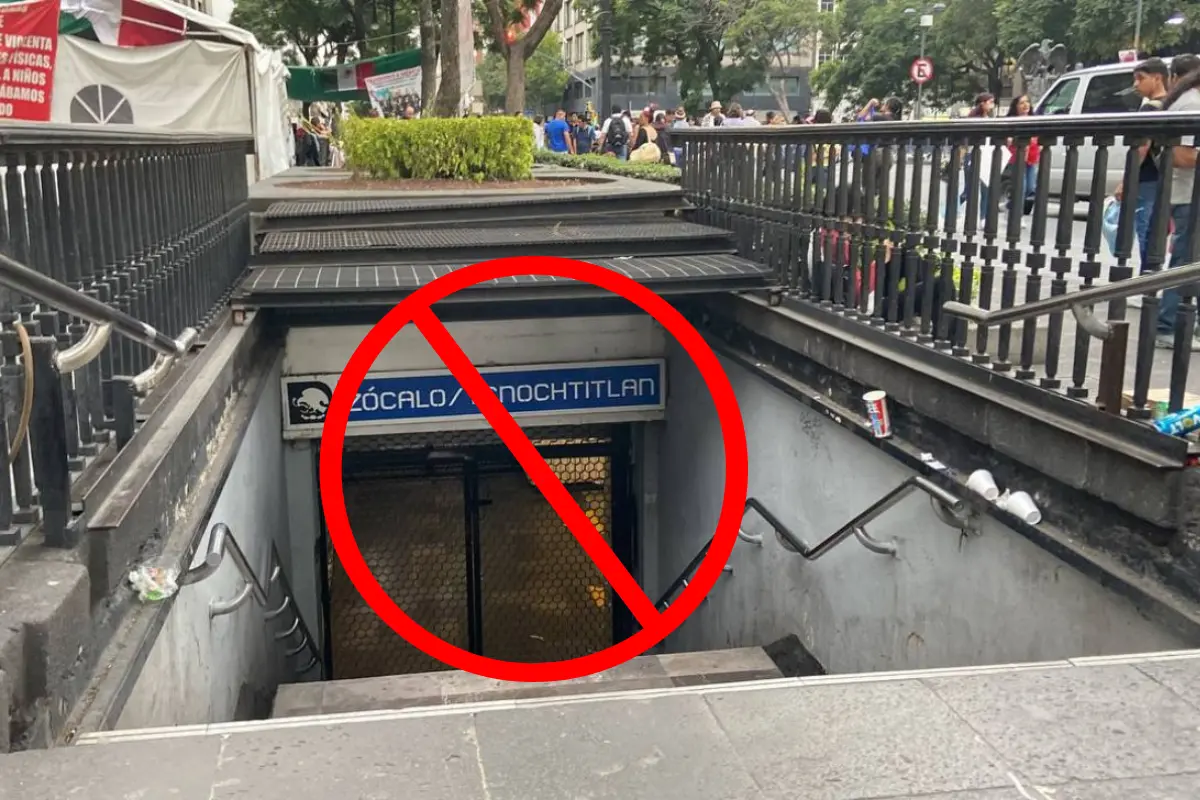 Estación del Metro Zócalo. Foto: Especial