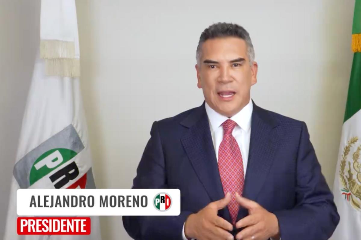 Alejandro Moreno, presidente nacional del PRI, sobre video dirigido a Movimiento Ciudadano y Jorge Álvarez Máynez. Captura de pantalla/X(@alitomorenoc)