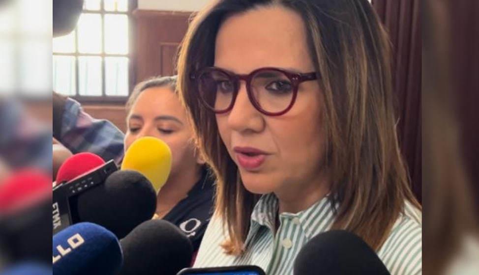 Guadalupe Oyervides destacó la importancia de diversificar la economía. (Fotografía: Leslie Delgado)