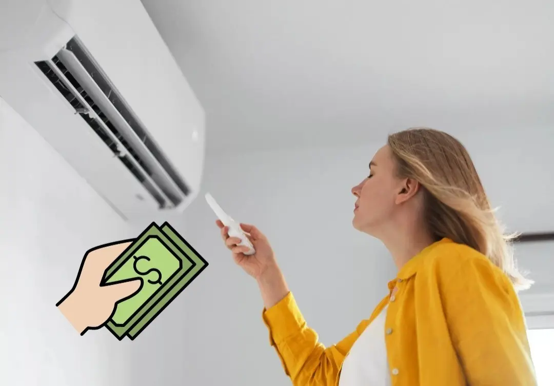 Una mujer encendiendo el clima para recibir el aire. Foto: Líder Empresarial/Canva.