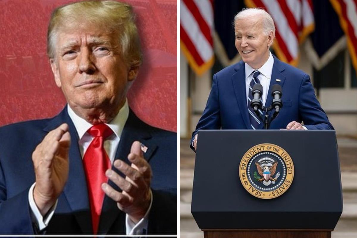 Donald Trump y Joe Biden, foto: Instagram @potus/@realdonaldtrump