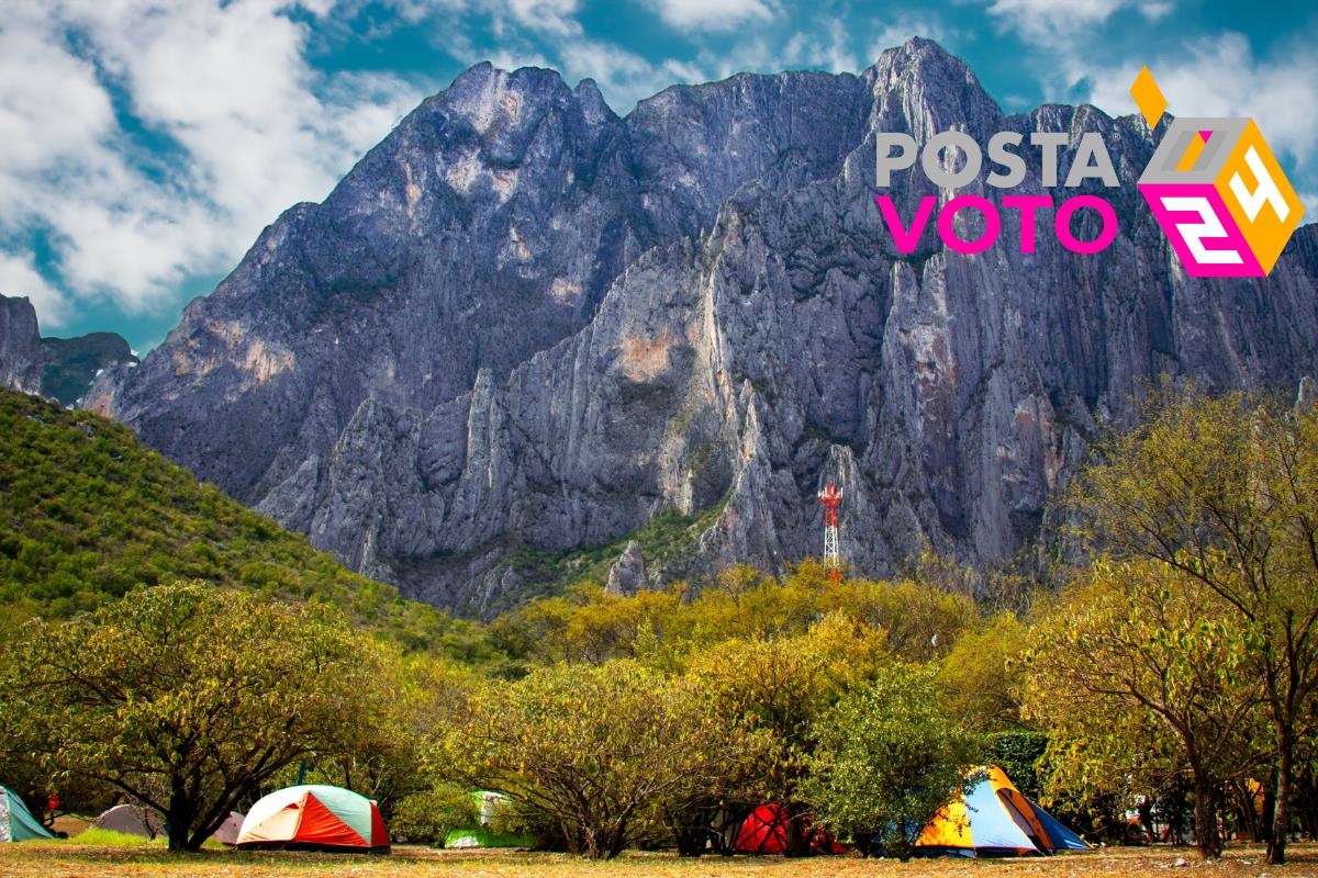 Foto del parque Potrero Chico. Foto: X/(@nuevoleon)