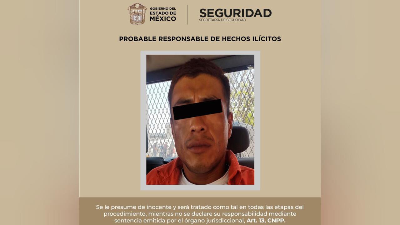 Detienen a presunto feminicida en Tultitlán. Foto: @FiscaliaEdomex