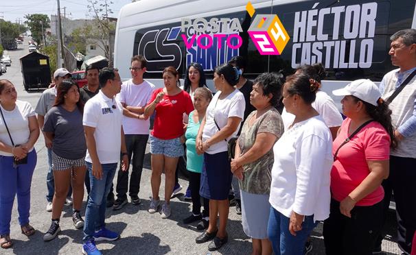 Héctor Castillo destinará porcentaje del predial para mejorar transporte en Santa Catarina. Foto. Héctor Castillo