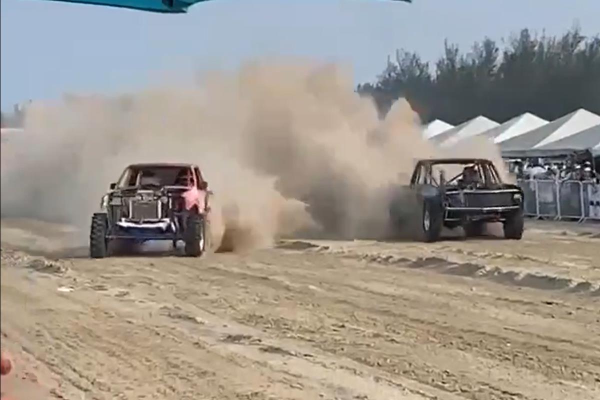 Accidente en Playa Miramar, Tamaulipas, Foto: Captura