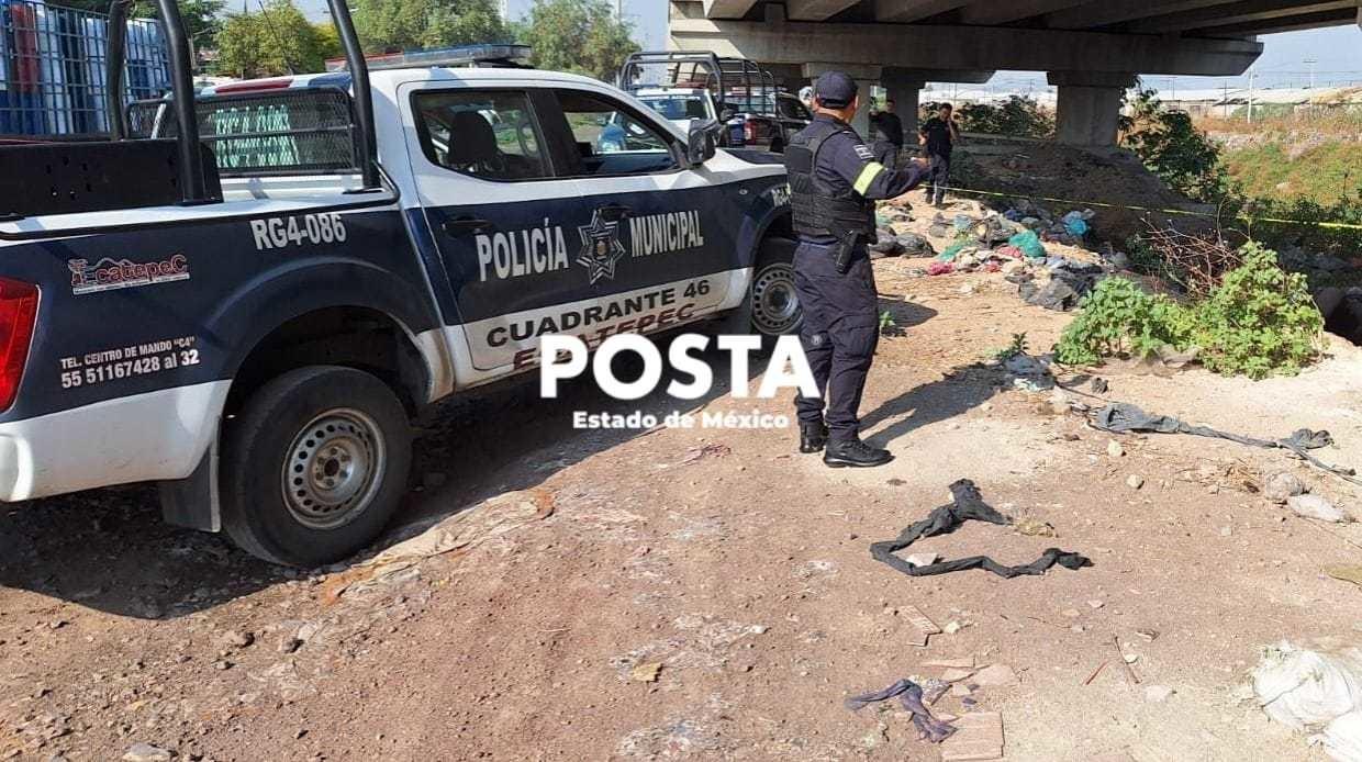 El hallazgo se realizó a un costado del canal de aguas negras. Imagen: POSTA