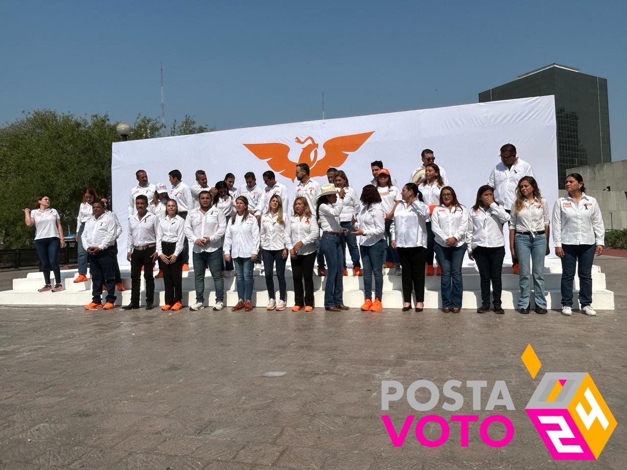 Candidatos de Movimiento Ciudadano a distintos puesto de elección popular reunidos. Foto: Jorge López