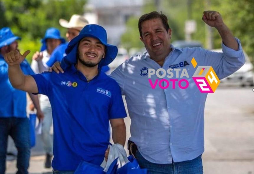 José Luis Garza Ochoa se compromete a apoyar a comerciantes en Guadalupe. Foto. José Luis Garza Ochoa.