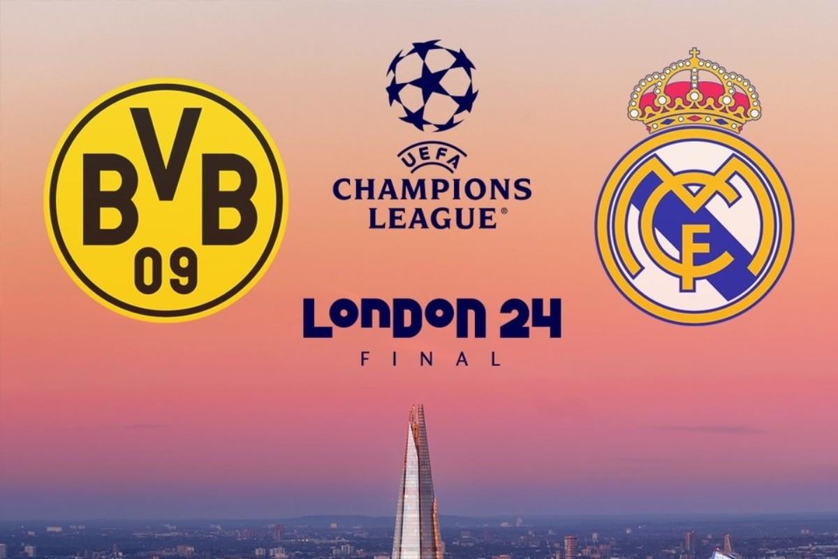 Borussia Dortmund vs Real Madrid en Wembley Foto: X(Twitter) @ChampionsLeague