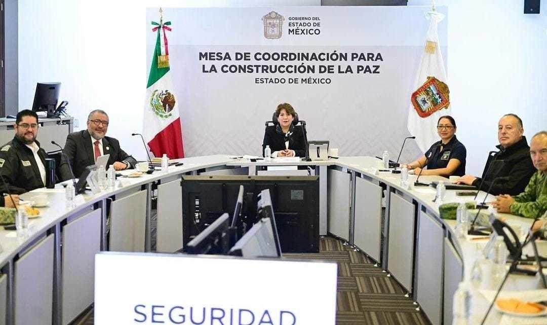 Mesa Permanente de Coordinación en Edomex para Elecciones 2024. Foto: @ DelfinaGómez