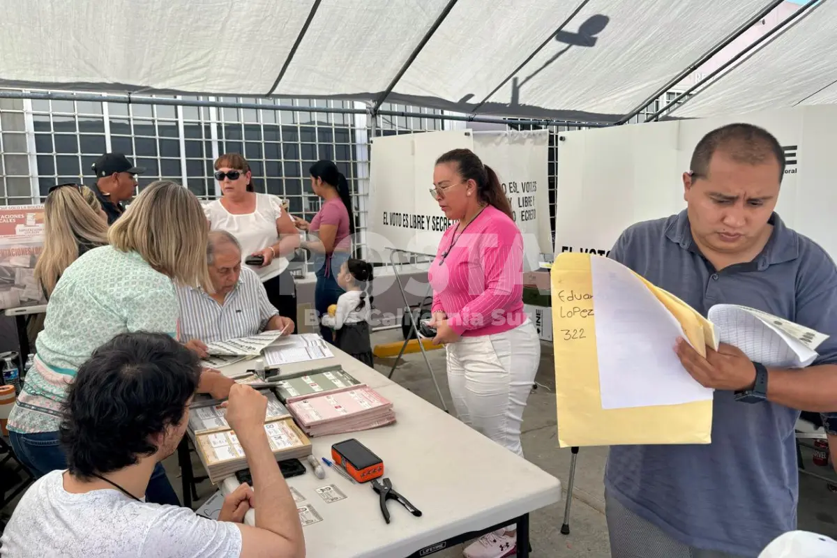 Resultados del PREP en mi casilla. Foto: Ariel Zavaleta / POSTA BCS