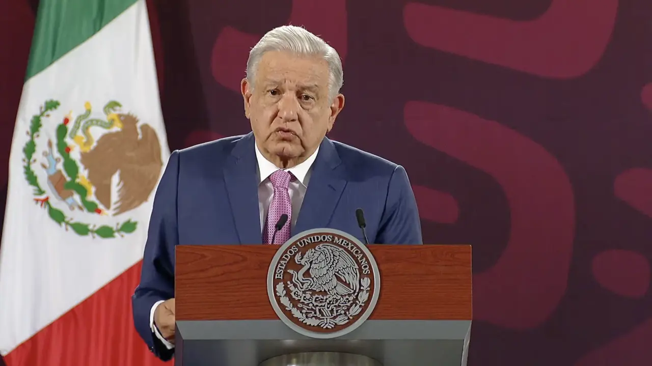 AMLO. Foto: Conferencia de prensa en vivo