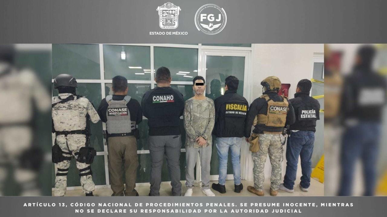 Eduardo N fue detenido en Tamaulipas y trasladado al Estado de México. Foto: SSEM