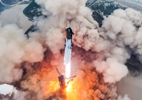 Todo un éxito prueba de la Starship