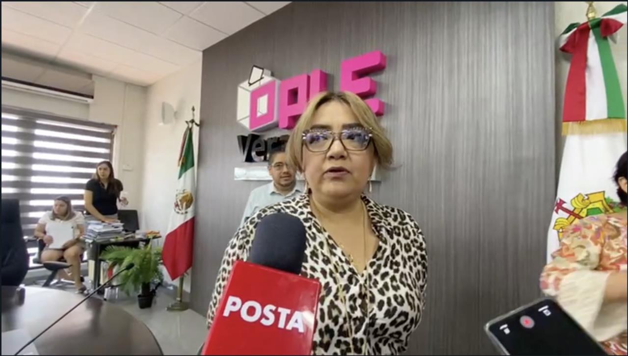 Marisol Delgadillo Morales, presidenta del OPLE desmintió hallazgo de boletas en basura de Pánuco, Veracruz. Foto: Rosalinda Morales