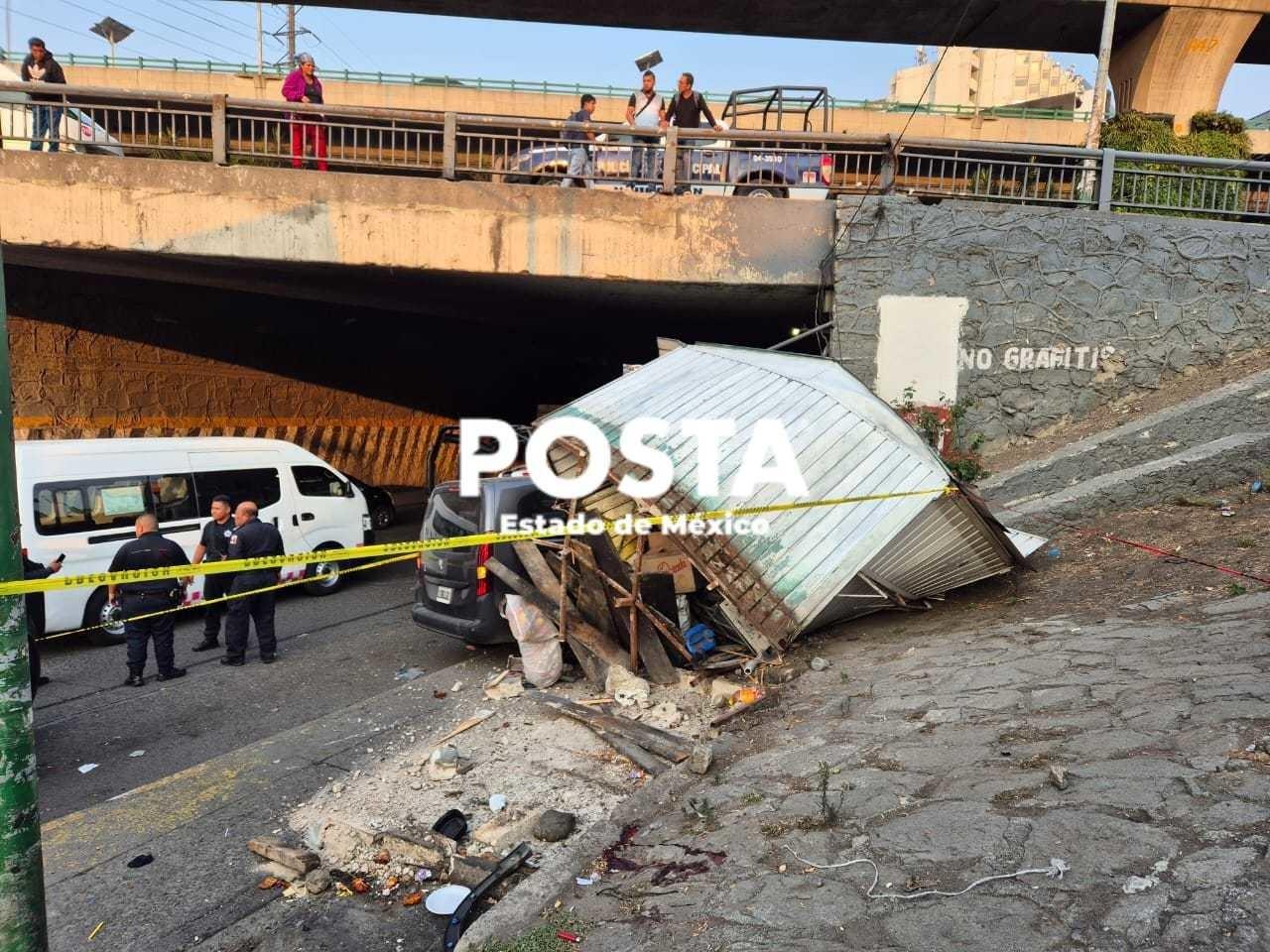 En el accidente también resultaron dos personas lesionadas. Imagen: POSTA