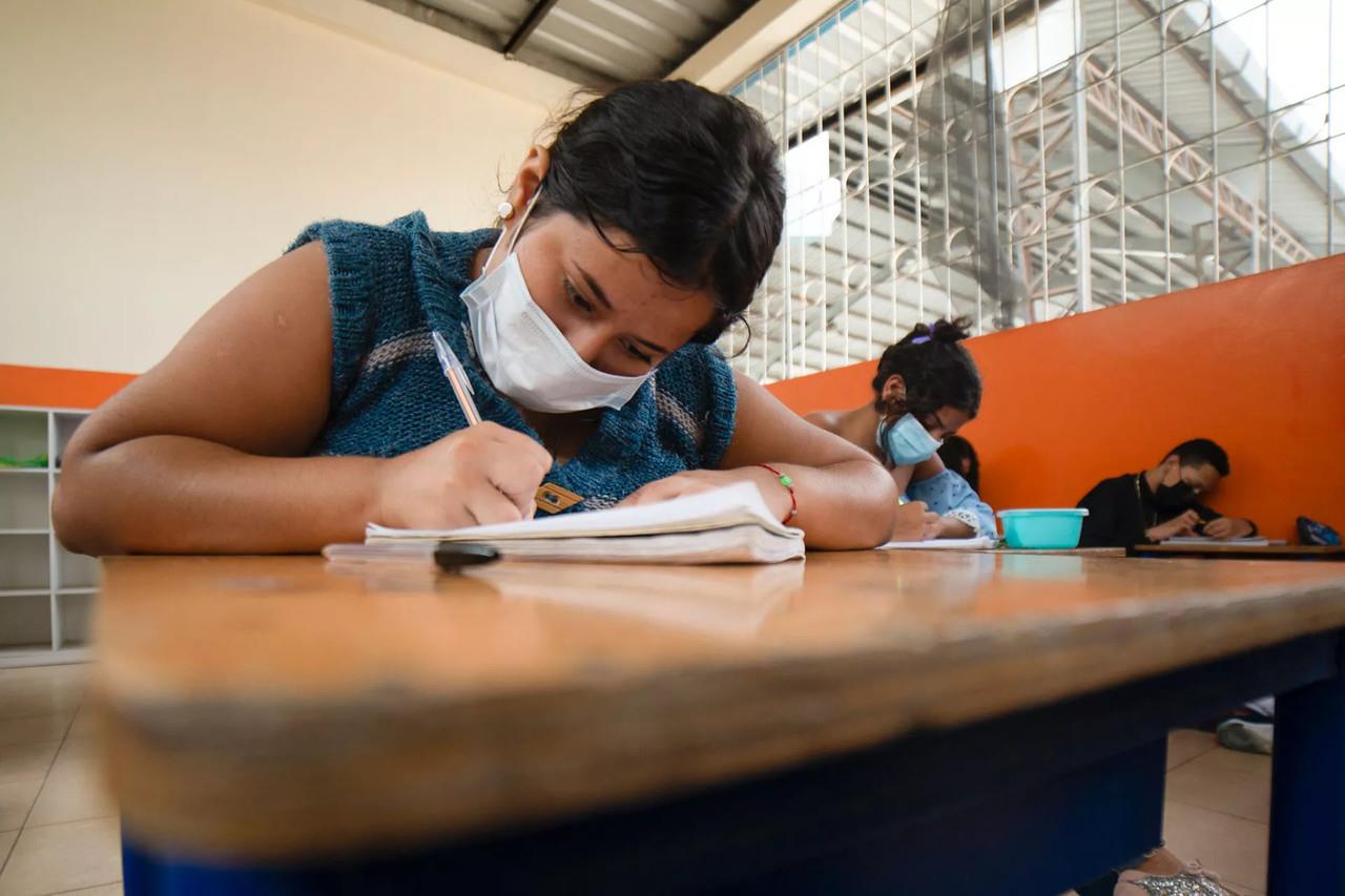 La evaluación ayuda a verificar el proceso de aprendizaje. Foto: UNICEF