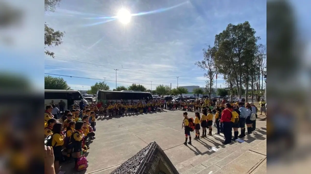 Grupo de Scouts invitan a una carrera de convivencia sana. Foto: Especial.