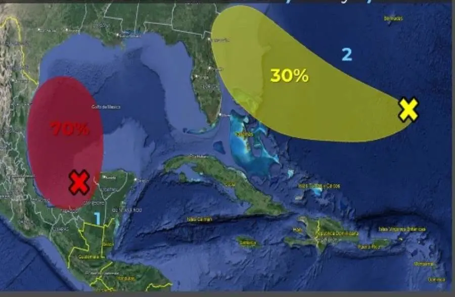 Se pronostican lluvias históricas en Nuevo León por posible ciclón tropical. Foto. Especial