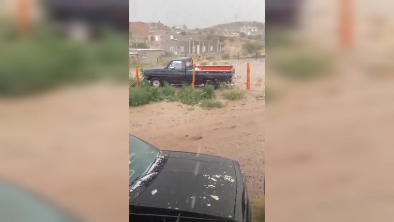 Se espera que la lluvia llegue a la capital de Durango, y a la mayor parte del estado, a partir del 20 de junio. Foto: Captura del video compartido en X por @randeles