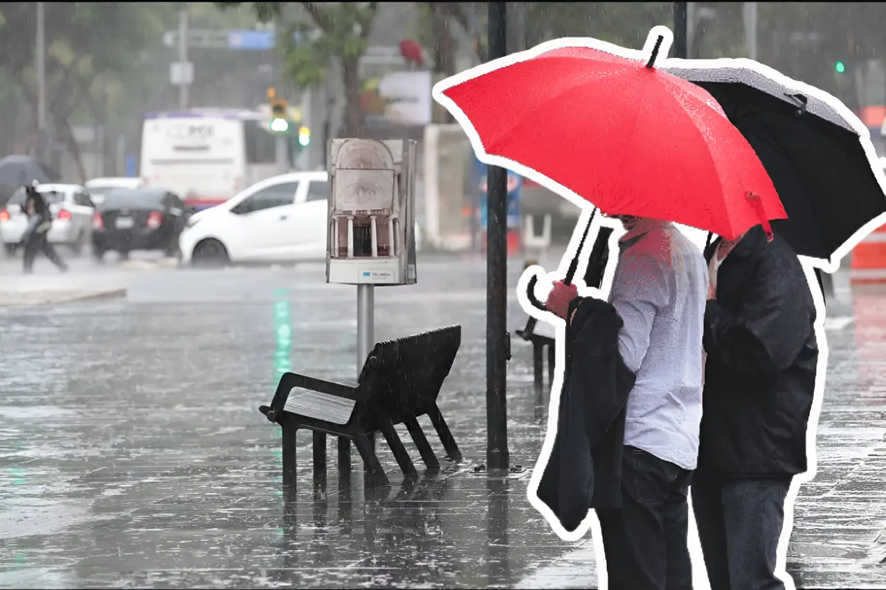 Calles en CDMX con lluvia.   Foto: Especial