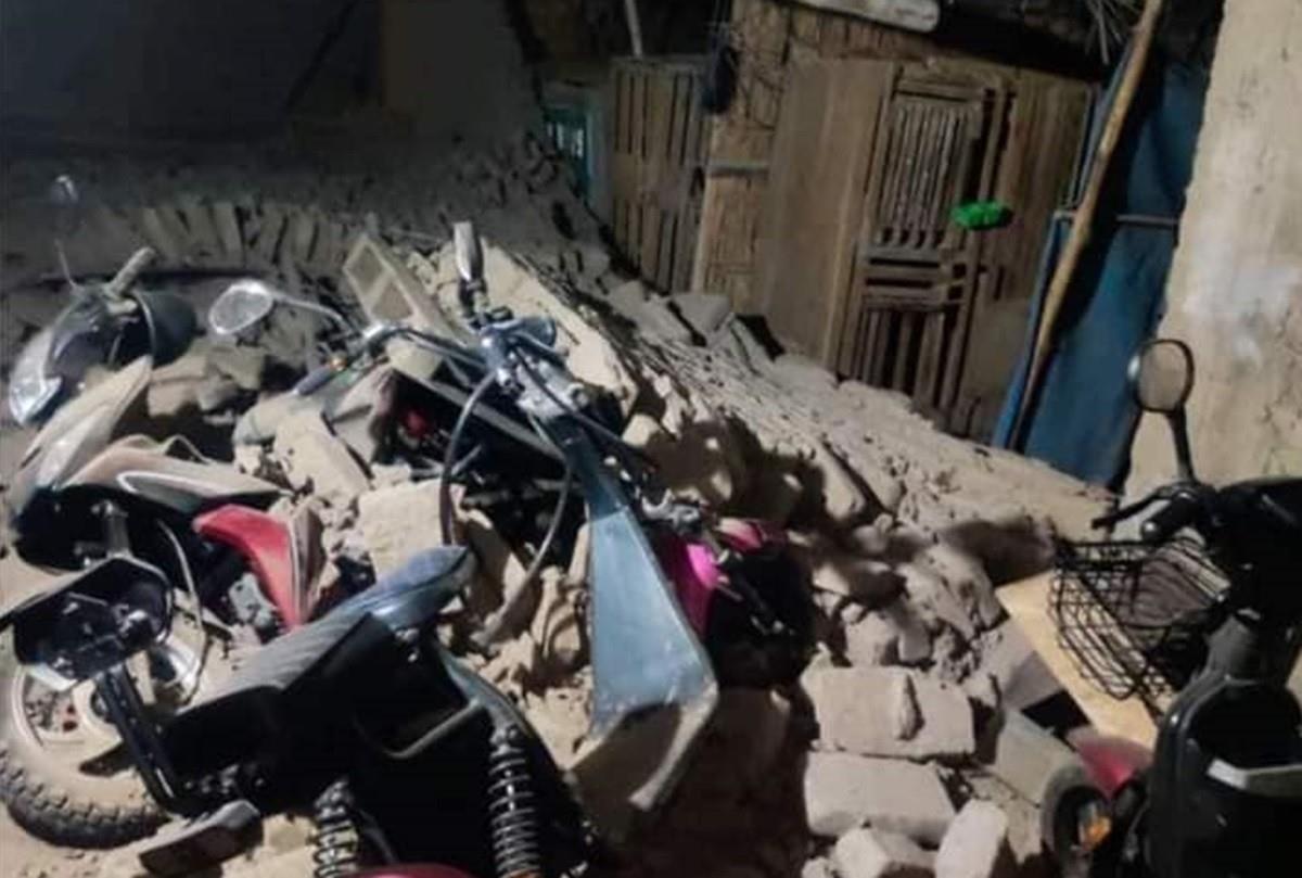 El sismo de magnitud 7.2 sacudió dejó daños materiales en Perú. Foto: X @OnDemand_News