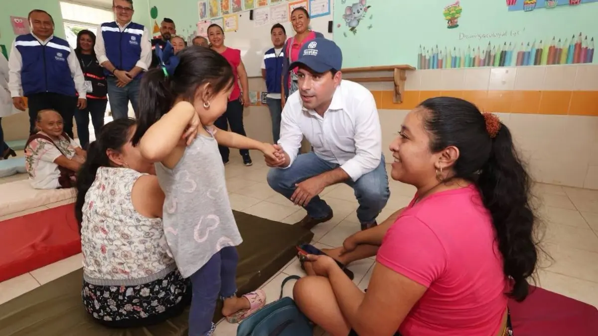 En Yucatán, se instalaron más de mil albergues temporales por la llegada del huracán Beryl Foto: Cortesía