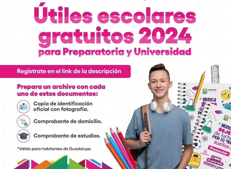 Esta iniciativa busca apoyar a todos los estudiantes de Guadalupe y garantizar que tengan las herramientas necesarias. Foto: Guadalupe.