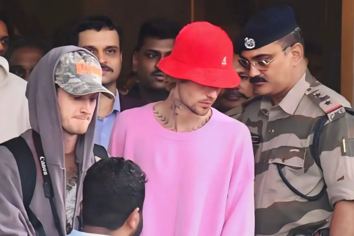 Justin Bieber en la India, Foto: X (Twitter) @jbtraacker