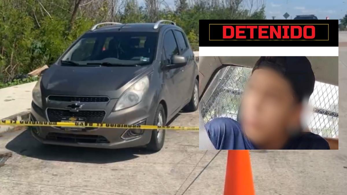 El detenido dijo que intentó robarle dinero al taxista Foto: Especial