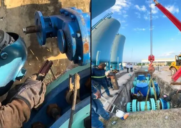 COMAPA Victoria realiza trabajos de mantenimiento electromecánico en acueducto