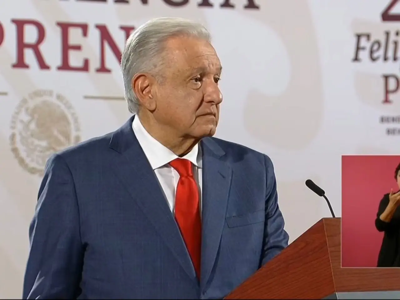 Presidente Andrés Manuel López Obrador. Foto: Captura de pantalla