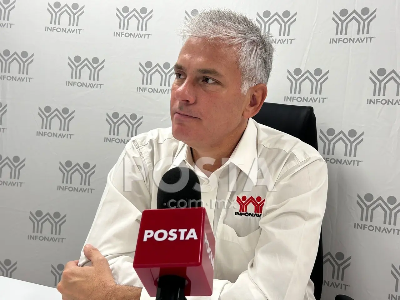 El delegado del INFONAVIT en Nuevo León, Sergio Zertuche. Foto: Rosy Sandoval