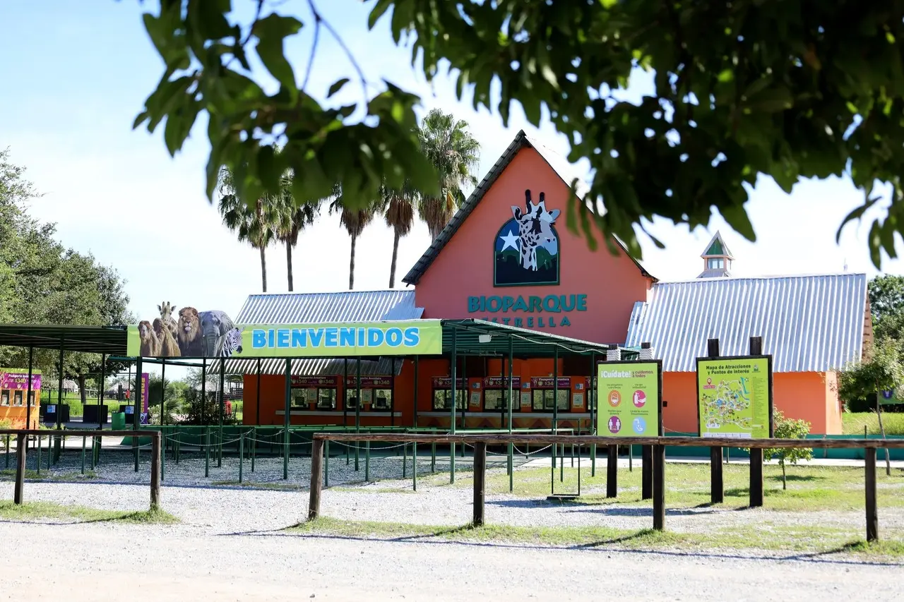 Entrada del Bioparque Estrella Monterrey. Foto: Facebook Bioparque Estrella Monterrey