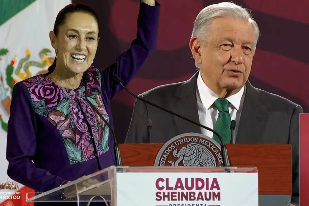 Claudia Sheinbaum y AMLO. Foto: Captura de pantalla