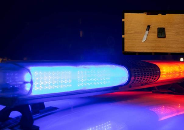 Hombre amenaza a su padre con un cuchillo y le quita el celular en Torreón