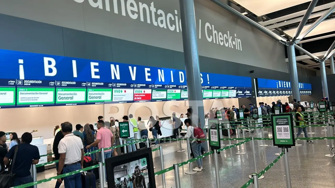 Área de documentación del Aeropuerto Internacional de Monterrey. Foto: Rosy Sandoval