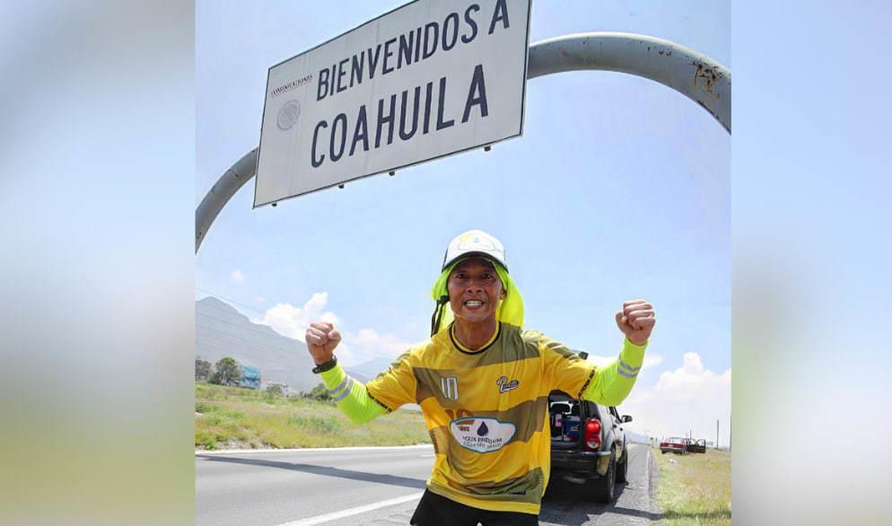 Fujiyama compartió una imagen de su arribo a Coahuila. (Fotografía: Shin Fujiyama)