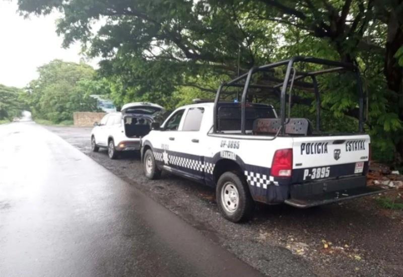 La pareja fue asesinada en un camino vecinal que conduce de la cabecera municipal en Misantla, Veracruz. Foto: @SP_Veracruz.