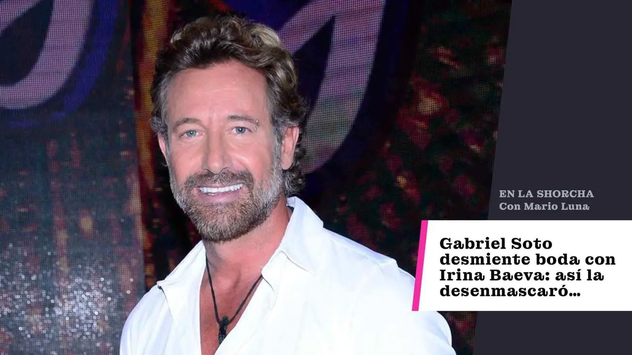 Gabriel Soto desmiente boda con Irina Baeva: así la desenmascaró