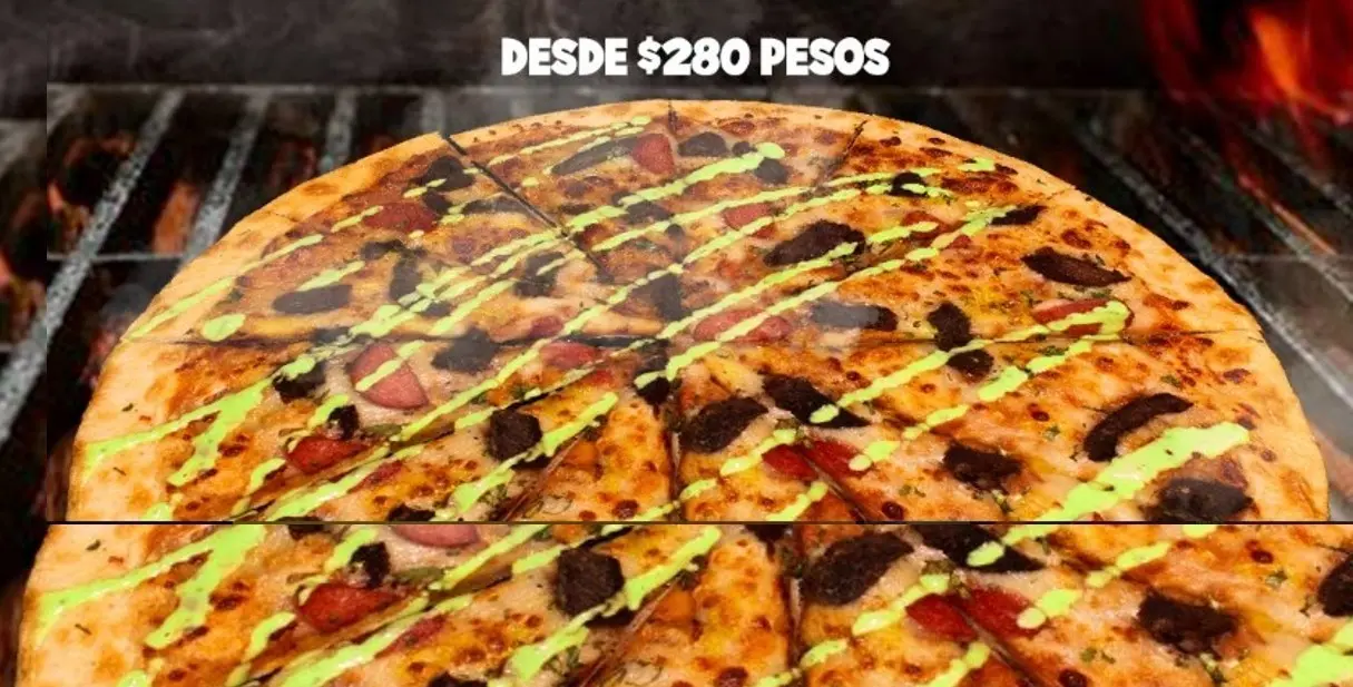 La carne asada es el ingrediente principal de esta nueva pizza. Foto. Instagram Chuck E. Cheese