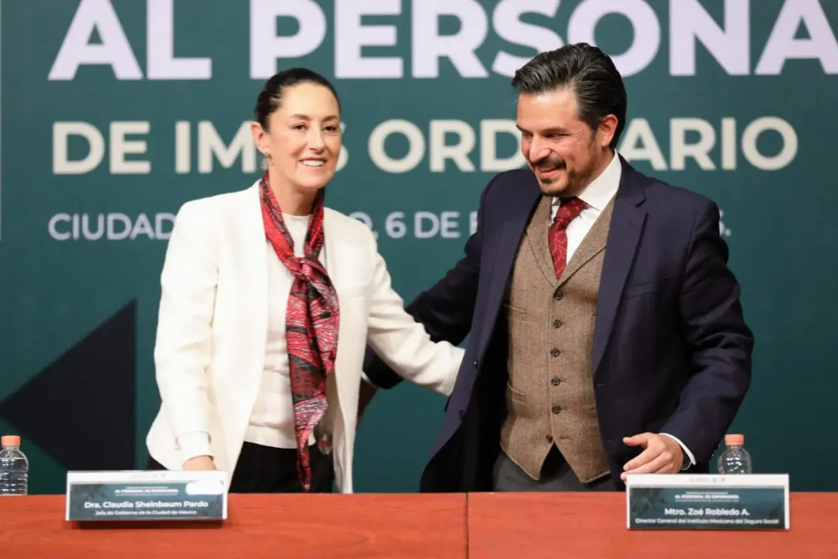 Claudia Sheinbaum y Zoé Robledo. Foto: Especial