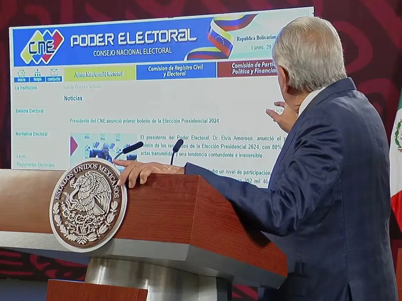 Predidente Andrés Manuel López Obrador.    Foto: Captura de pantalla