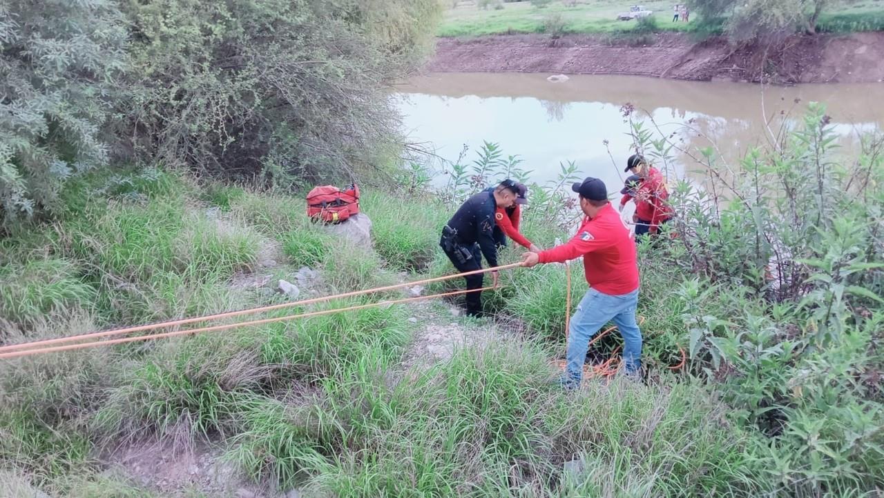 Encuentran de nuevo un cadáver en el río Nazas. Foto: Especial.