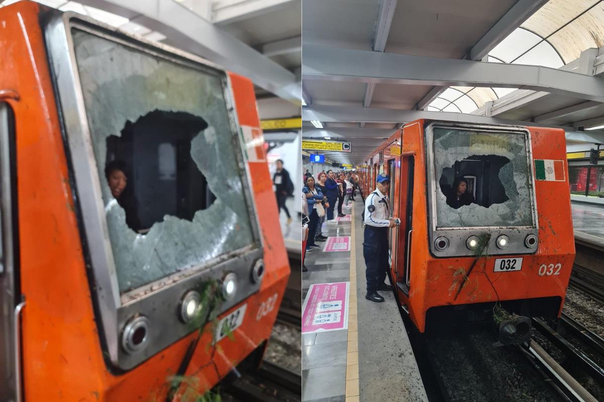 Metro accidentado por árbol.    Foto: Ramón Ramírez